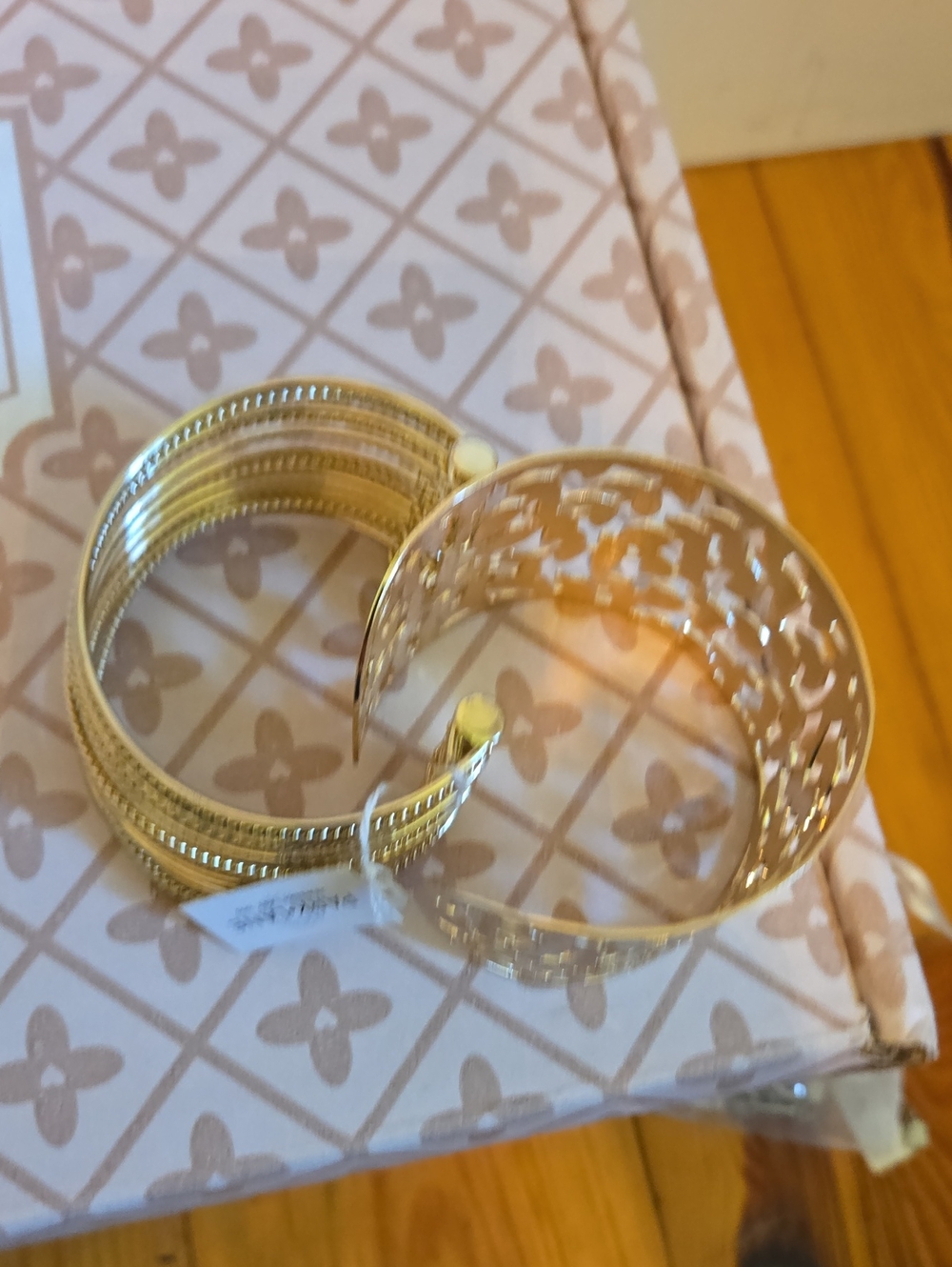 Park Lane Gold-Tone Cuff Bracelet Duo